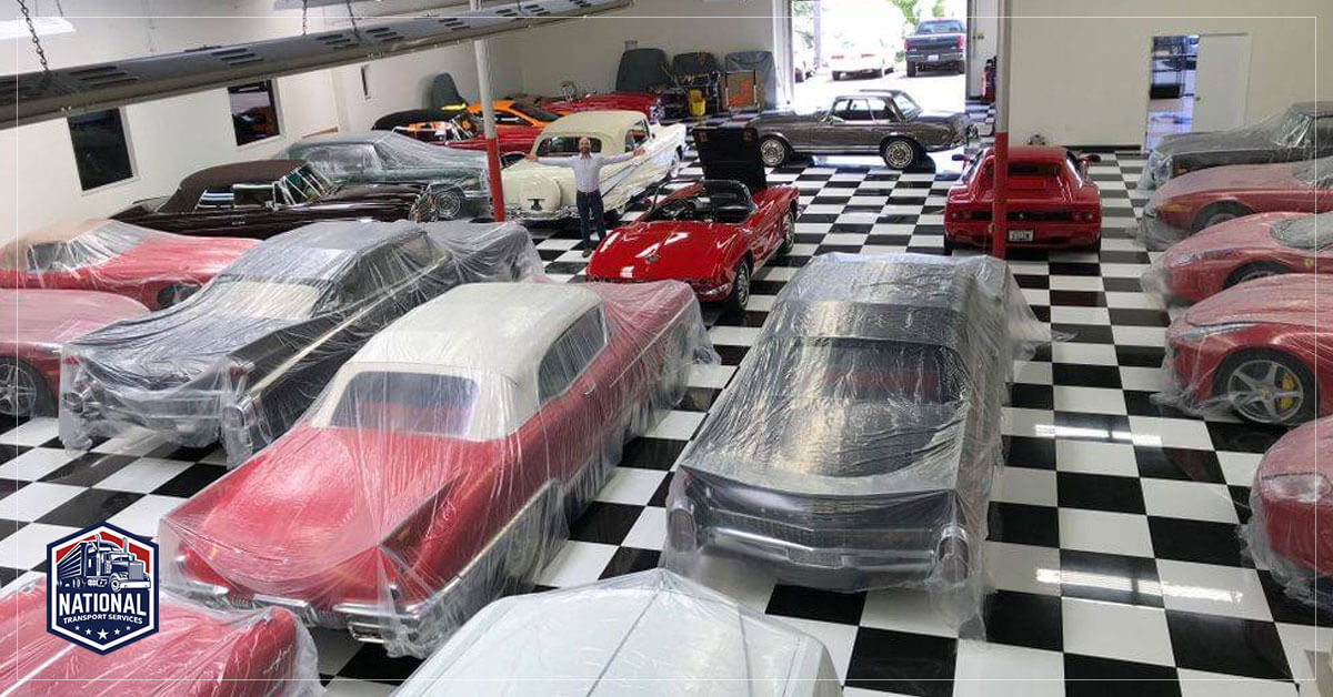 Classic Cars Wrapped for Transportation | National Transport Services