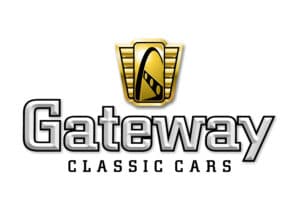 A classic car dealerships: Gateway Classic Cars Logo. They are the largest classic car dealers in Las Vegas. They have a classics yard where you will find tudor sedan.