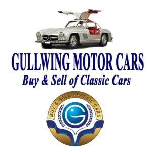 classic car dealership: Gullwing Motor Cars logo