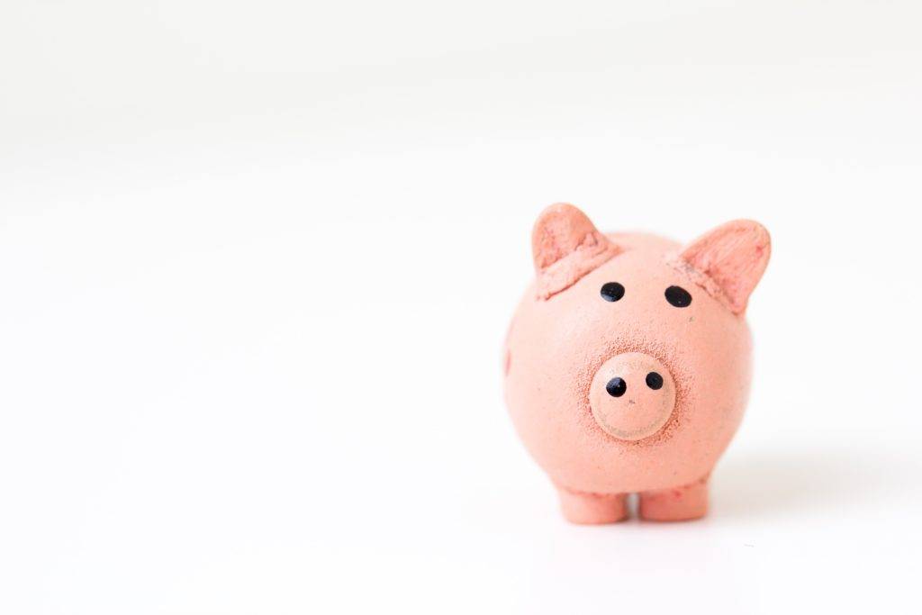 Pink piggy bank. vehicle ship quote.